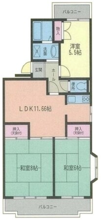 TOWAハイネスの物件間取画像